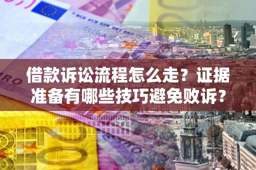 武汉借款诉讼流程怎么走？证据准备有哪些技巧避免败诉？