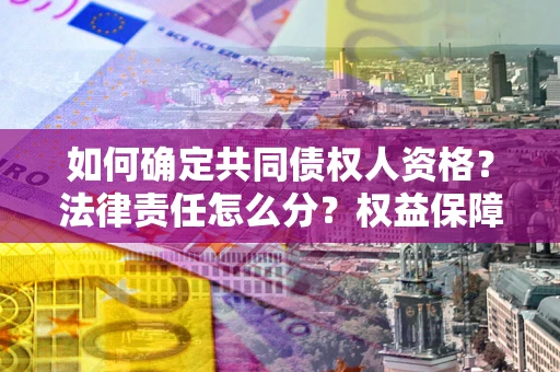 武汉如何确定共同债权人资格？法律责任怎么分？权益保障技巧揭秘！