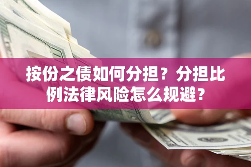 武汉按份之债如何分担？分担比例法律风险怎么规避？