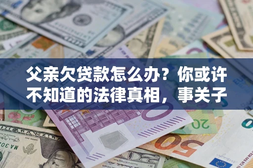 武汉父亲欠贷款怎么办？你或许不知道的法律真相，事关子女未来