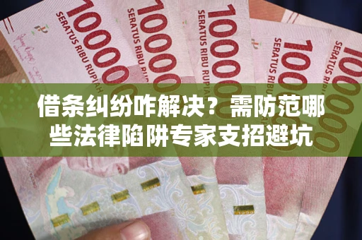 武汉借条纠纷咋解决？需防范哪些法律陷阱专家支招避坑