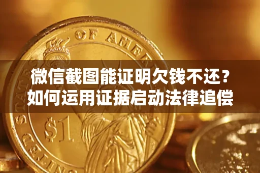武汉微信截图能证明欠钱不还？如何运用证据启动法律追偿程序？