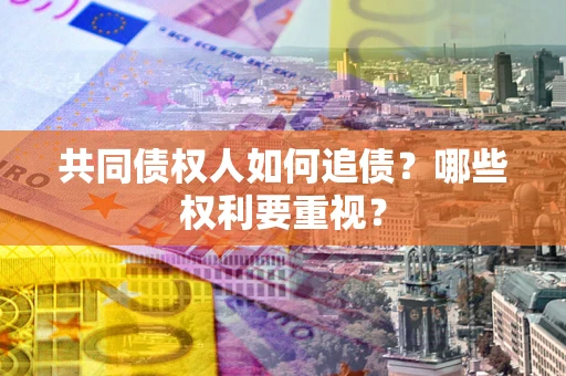 武汉共同债权人如何追债？哪些权利要重视？