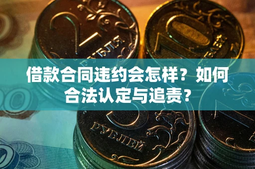 武汉借款合同违约会怎样？如何合法认定与追责？