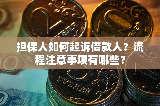 武汉担保人如何起诉借款人？流程注意事项有哪些？